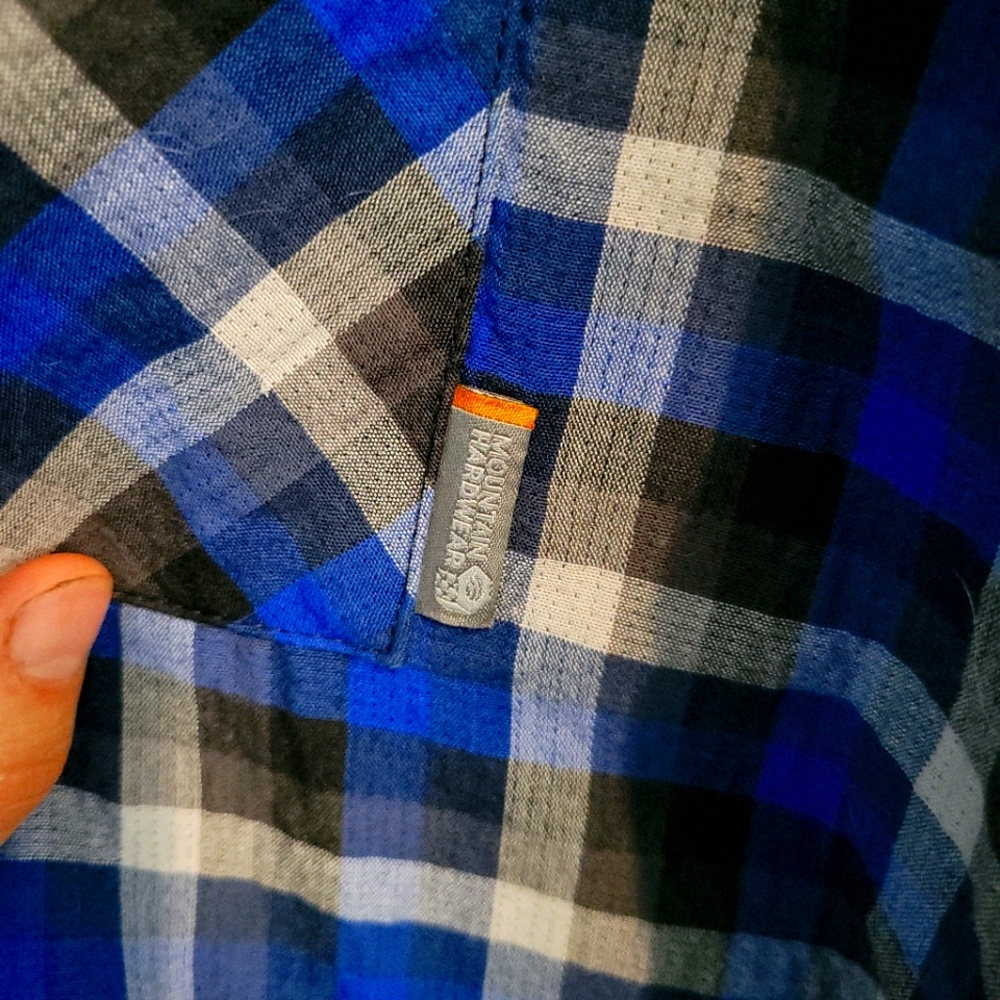 Mountain hardwear flannel Plaid Men's XL